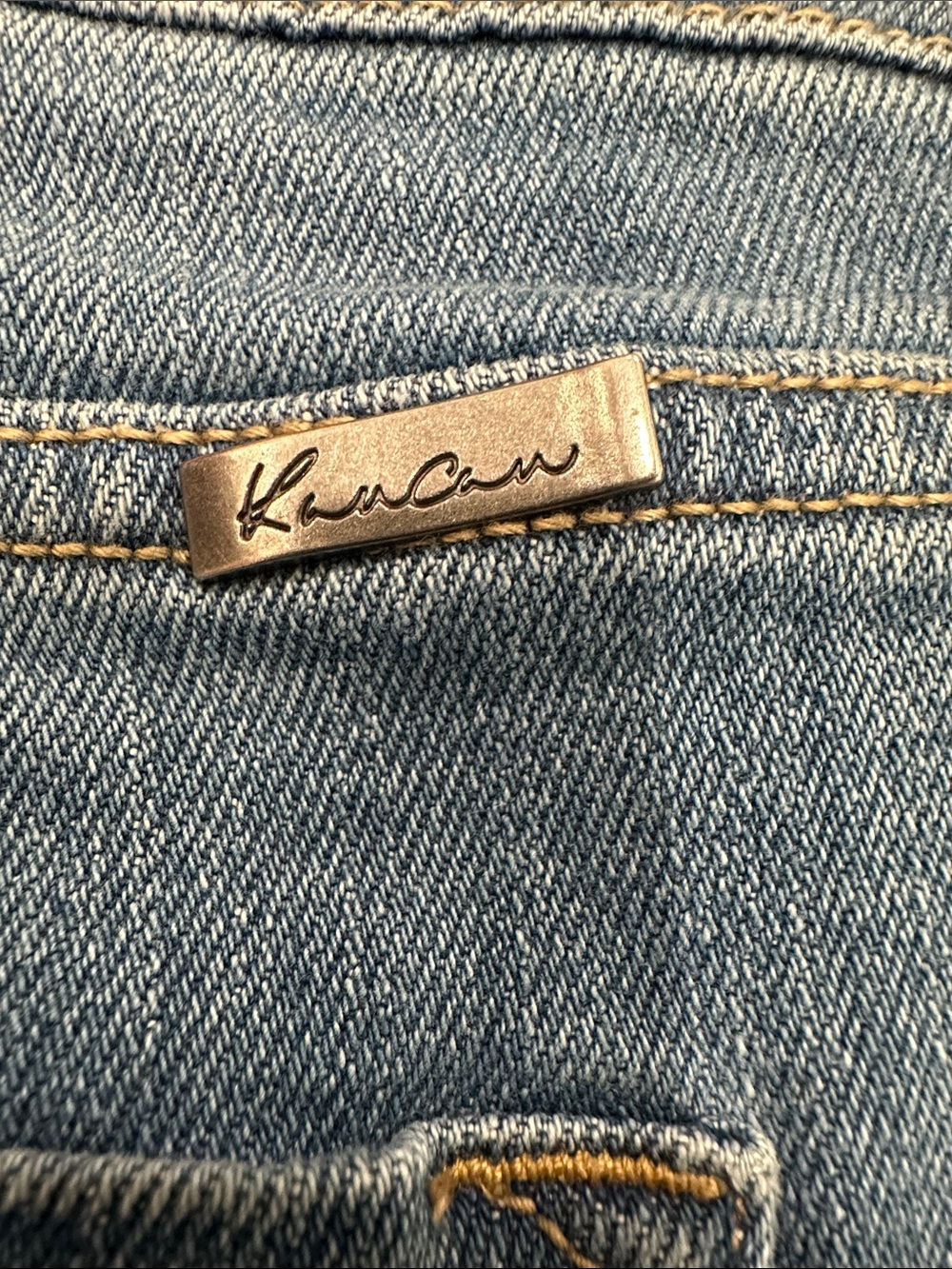 KanCan Medium Blue Straight Leg Denim Jeans - Picture 9 of 12